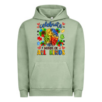 Pigment Oil Green celebrate neurodiversity Urban Hoodie - LillyAllenDesigns