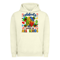 Pigment Pistachio celebrate neurodiversity Urban Hoodie - LillyAllenDesigns