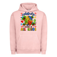 Pigment Salmon celebrate neurodiversity Urban Hoodie - LillyAllenDesigns