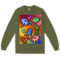 Army Green candies  air freshener Long Sleeve Tee - AdoDesignShop