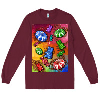 Burgundy candies  air freshener Long Sleeve Tee - AdoDesignShop