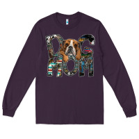 Plum dog mom Long Sleeve Tee - SublimationCraftShop