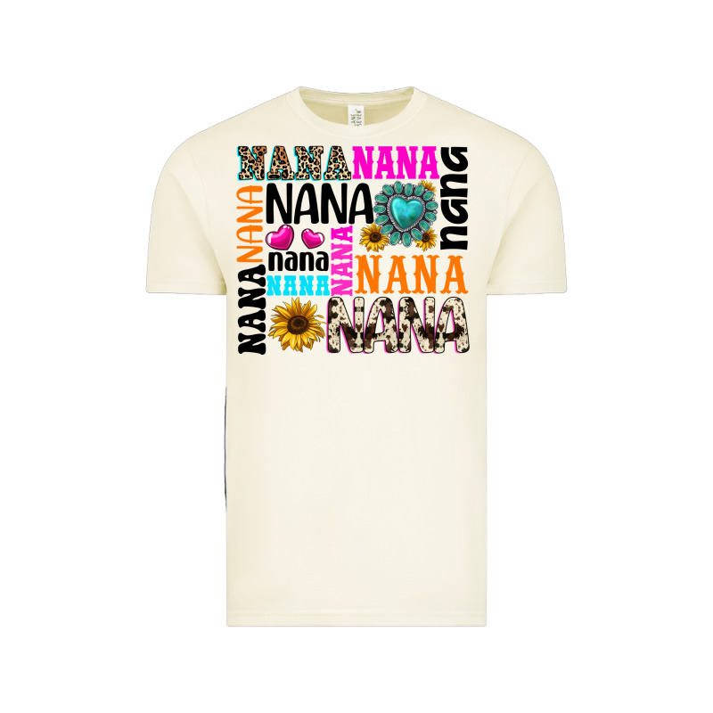 Nana Gemstone Sunflower Vintage Tee by texasbilliewilder | Teevron