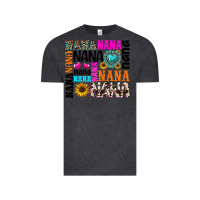 Vintage Black nana gemstone sunflower Vintage Tee - texasbilliewilder