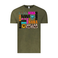 Vintage Olive nana gemstone sunflower Vintage Tee - texasbilliewilder