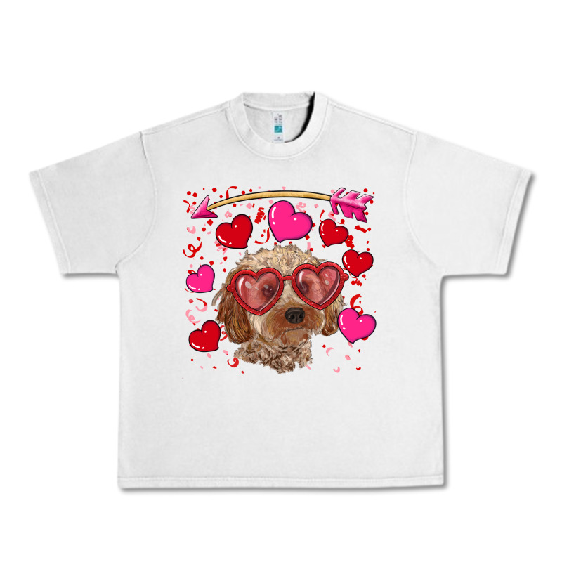 Valentine's Day Cockapoo Urban Heavy Tee by RanaPortraitStore | Teevron