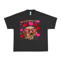 Pigment Black valentine's day cockapoo Urban Heavy Tee - RanaPortraitStore