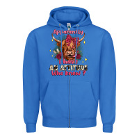 True Royal apparently i have an attitude who knew Zipper Hoodie - JahusDesignShop