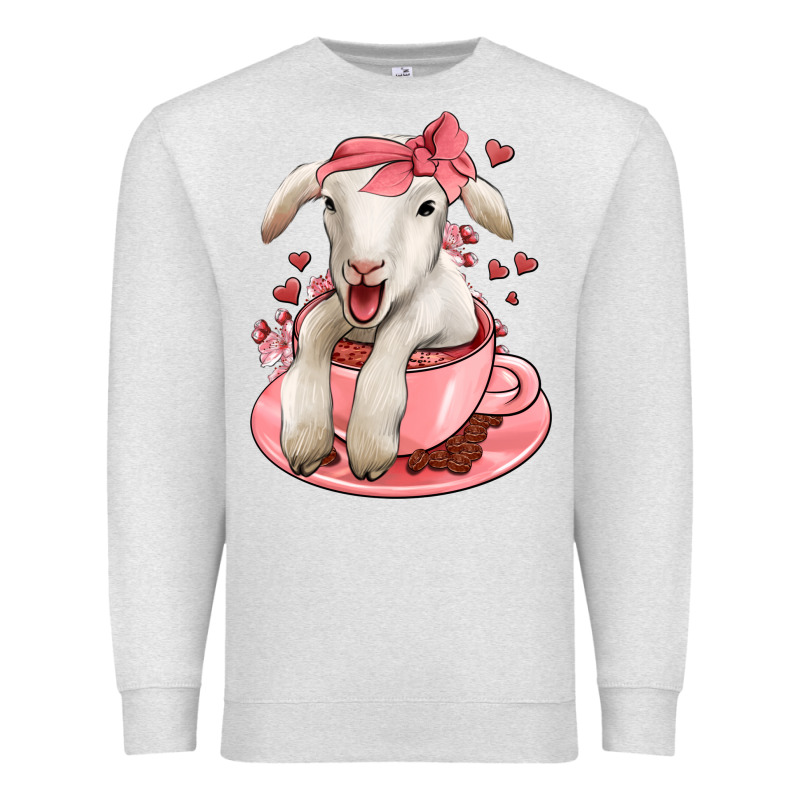 Valentines Day Lamb Premium Sweatshirt by Jasminsmagicworld | Teevron