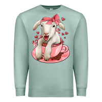 Seafoam valentines day lamb Premium Sweatshirt - Jasminsmagicworld