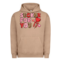 Pigment Burro lovethemed typography with heart lollipop Urban Hoodie - LillyAllenDesigns