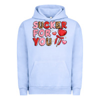 Pigment Grape Ice lovethemed typography with heart lollipop Urban Hoodie - LillyAllenDesigns