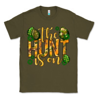 Army Green The hunt is on Easter Classic Tee - Neo Western
