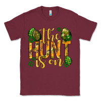 Burgundy The hunt is on Easter Classic Tee - Neo Western