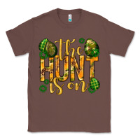 Chestnut The hunt is on Easter Classic Tee - Neo Western
