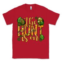 Red The hunt is on Easter Classic Tee - Neo Western