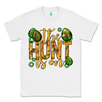 White The hunt is on Easter Classic Tee - Neo Western