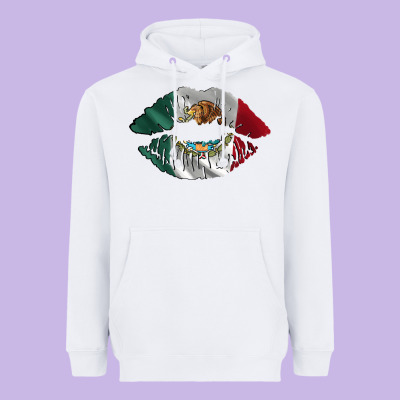 Mexico Lips Heavyweight Hoodie Designed By Adodesignshop