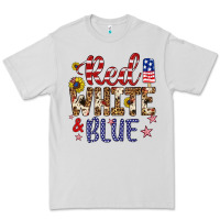 Dove Grey red white and blue Premium Tee - Artiststas