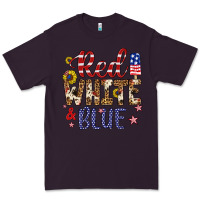 Plum red white and blue Premium Tee - Artiststas