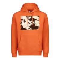 Carrot brown cowhide background Premium Hoodie - NancyCooperArtShop