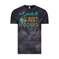 Cloud Black not perfect just forgiven Vintage Tee - texasbilliewilder