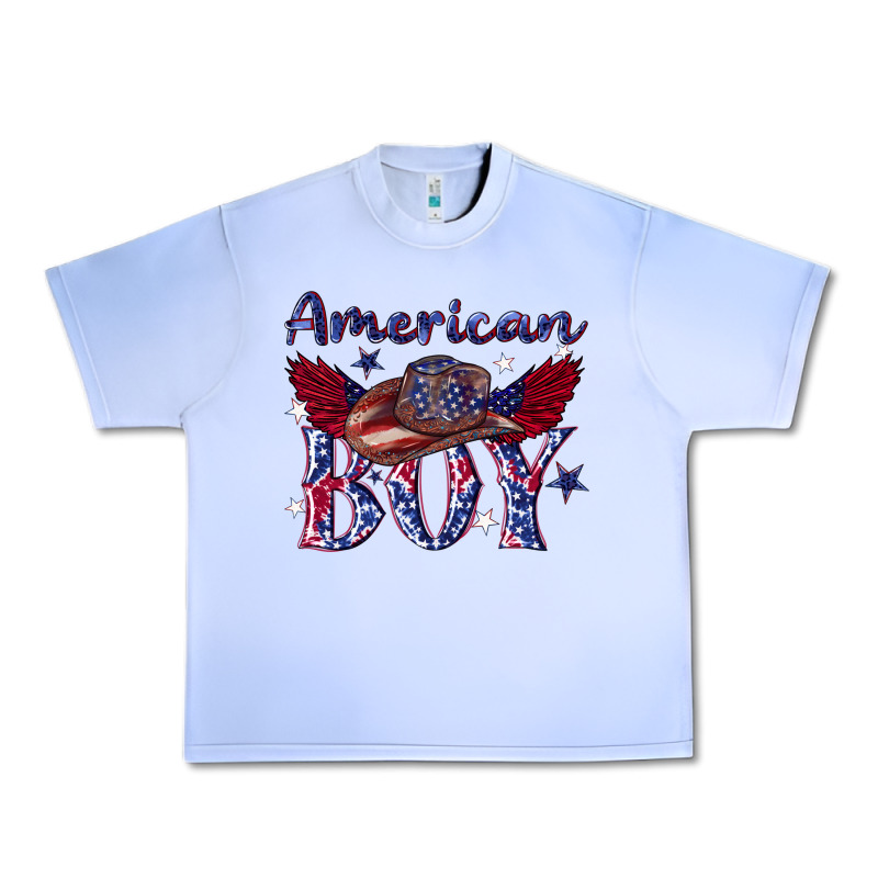 American Boy With Cowboy Urban Heavy Tee by texasbilliewilder | Teevron