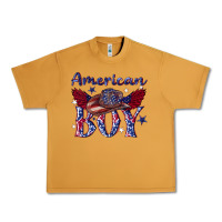Peanut Butter American boy with cowboy Urban Heavy Tee - texasbilliewilder