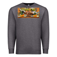 Charcoal Heather it's fall y'all cow Premium Sweatshirt - Jasminsmagicworld