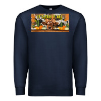Navy it's fall y'all cow Premium Sweatshirt - Jasminsmagicworld