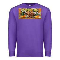 Purple it's fall y'all cow Premium Sweatshirt - Jasminsmagicworld