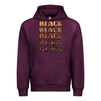 Mauve Wine typography variations in animal and glitter textur Urban Hoodie - LillyAllenDesigns
