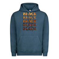 Pigment Midnight Navy typography variations in animal and glitter textur Urban Hoodie - LillyAllenDesigns