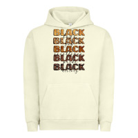 Pigment Pistachio typography variations in animal and glitter textur Urban Hoodie - LillyAllenDesigns