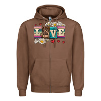 Chestnut love dog Zipper Hoodie - AdoDesignShop