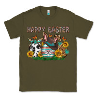 Army Green Western Happy Easter Classic Tee - Neo Western