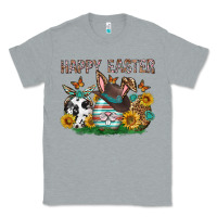 Heather Grey Western Happy Easter Classic Tee - Neo Western