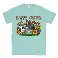 Seafoam Western Happy Easter Classic Tee - Neo Western