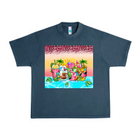 Midnight Navy beach summer coffee cups Urban Heavy Tee - Zillion Design Studio
