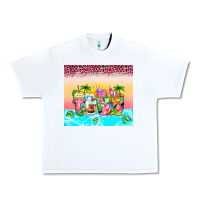 White beach summer coffee cups Urban Heavy Tee - Zillion Design Studio