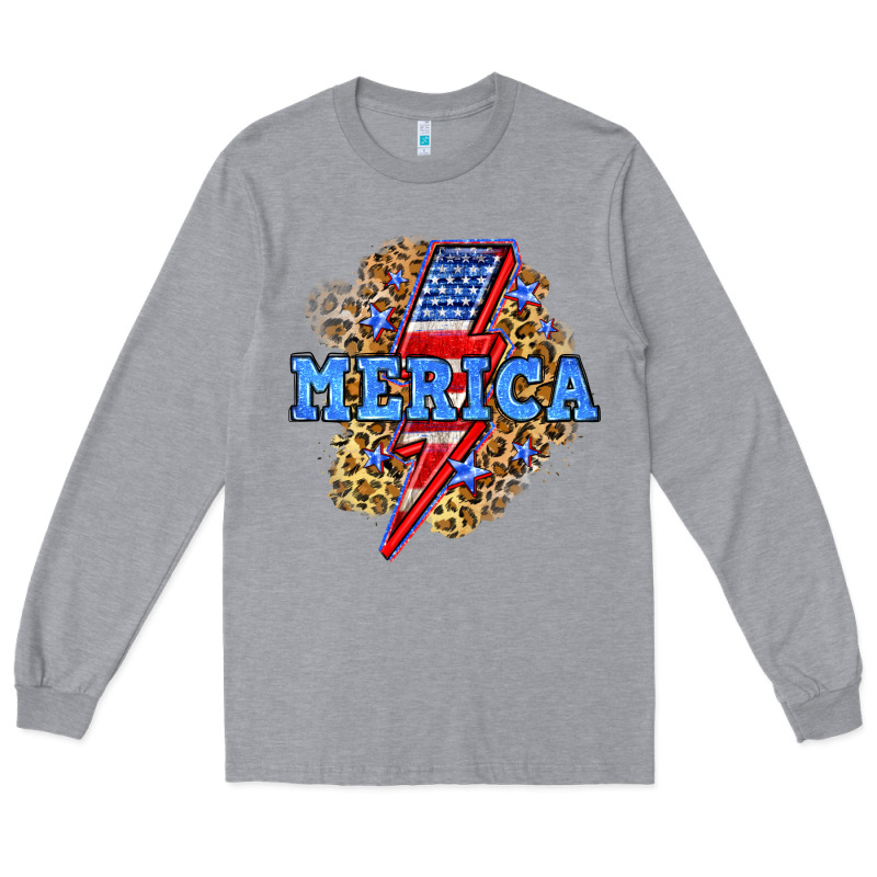 Merica Lightning Bolt Long Sleeve Tee by Neo Western | Teevron