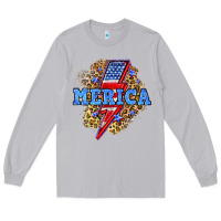 Moon Dust Merica lightning bolt Long Sleeve Tee - Neo Western