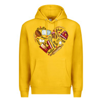 Lemon bake tools hearts Premium Hoodie - NancyCooperArtShop