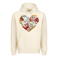 Tofu bake tools hearts Premium Hoodie - NancyCooperArtShop