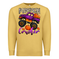 Antique Gold pumpkin crusher monster truck Premium Sweatshirt - Jasminsmagicworld