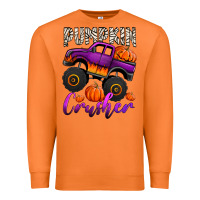 Carrot pumpkin crusher monster truck Premium Sweatshirt - Jasminsmagicworld