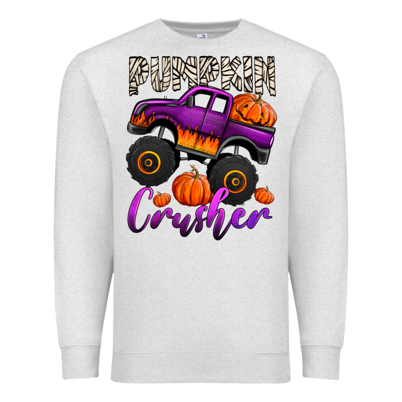 Pumpkin Crusher Monster Truck Premium Sweatshirt by Jasminsmagicworld | Teevron