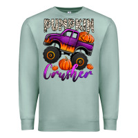 Seafoam pumpkin crusher monster truck Premium Sweatshirt - Jasminsmagicworld