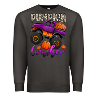 Smoke pumpkin crusher monster truck Premium Sweatshirt - Jasminsmagicworld