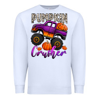 White pumpkin crusher monster truck Premium Sweatshirt - Jasminsmagicworld